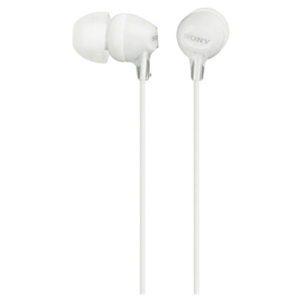 Sony | EX series | MDR-EX15AP | In-ear | White
