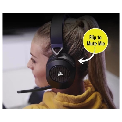 Corsair | Gaming Headset | HS65 | Wireless | Over-Ear | Microphone | Carbon | Wireless