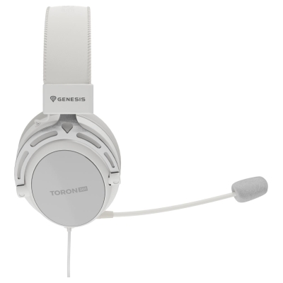 Genesis | Gaming Headset | Toron 301 | Wired | Over-Ear | Microphone | White