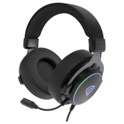 Genesis | Gaming Headset | Neon 764 | Wired | Over-Ear | Microphone | Black