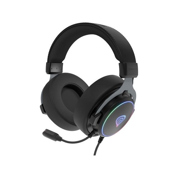 Genesis | Gaming Headset | Neon 764 | Wired | Over-Ear | Microphone | Black