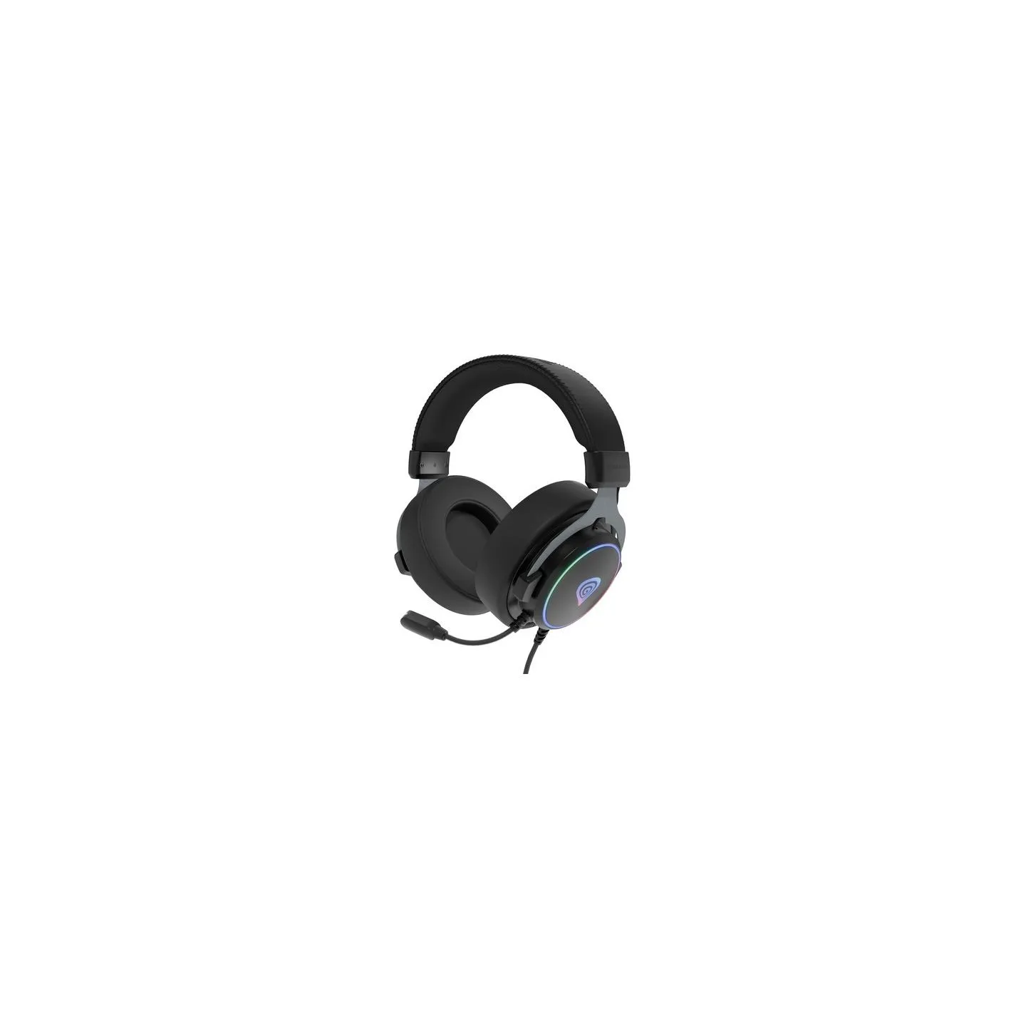 Genesis | Gaming Headset | Neon 764 | Wired | Over-Ear | Microphone | Black