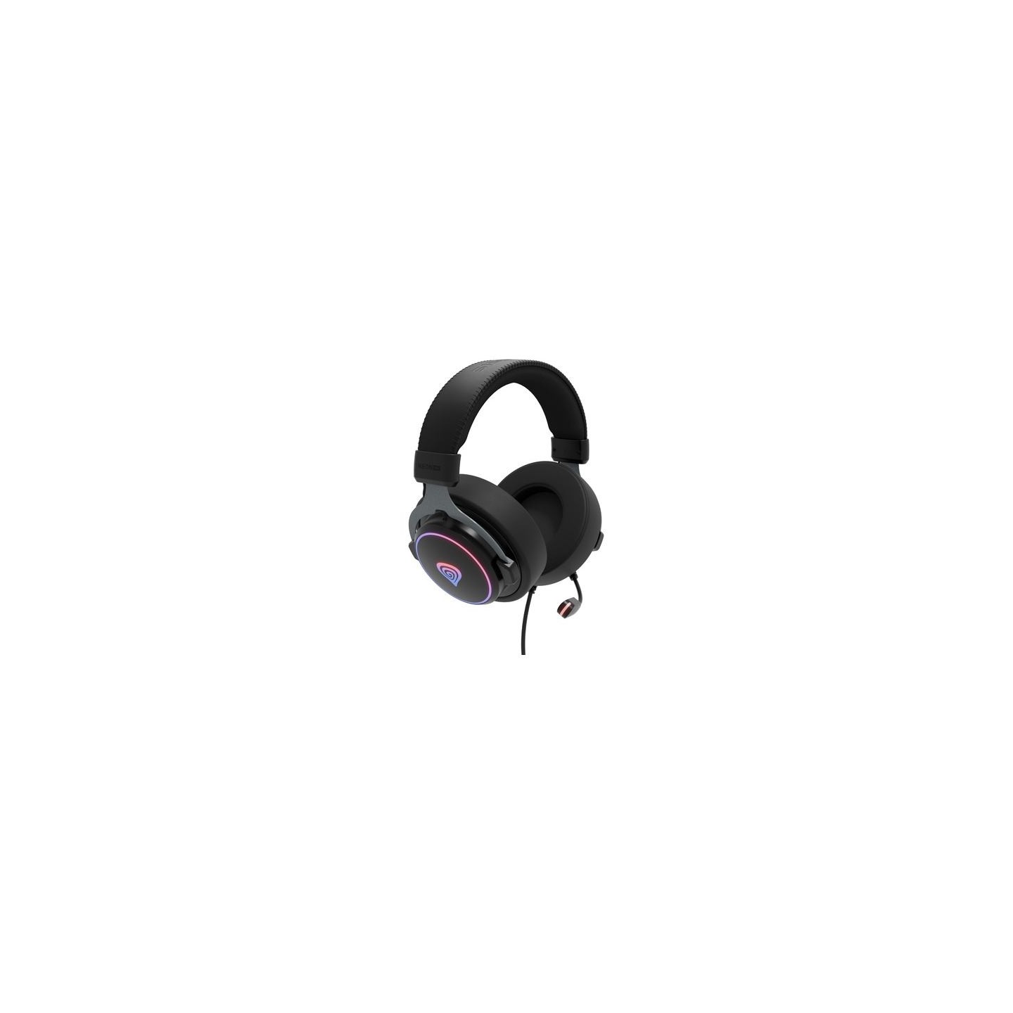 Genesis | Gaming Headset | Neon 764 | Wired | Over-Ear | Microphone | Black