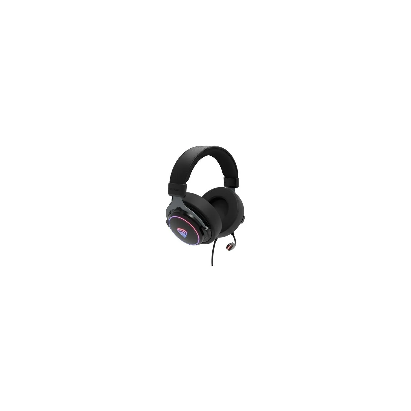 Genesis | Gaming Headset | Neon 764 | Wired | Over-Ear | Microphone | Black