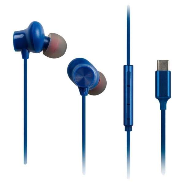 Panasonic Earphones | RP-TCM225DEA | Wired | In-Ear | Microphone | Blue