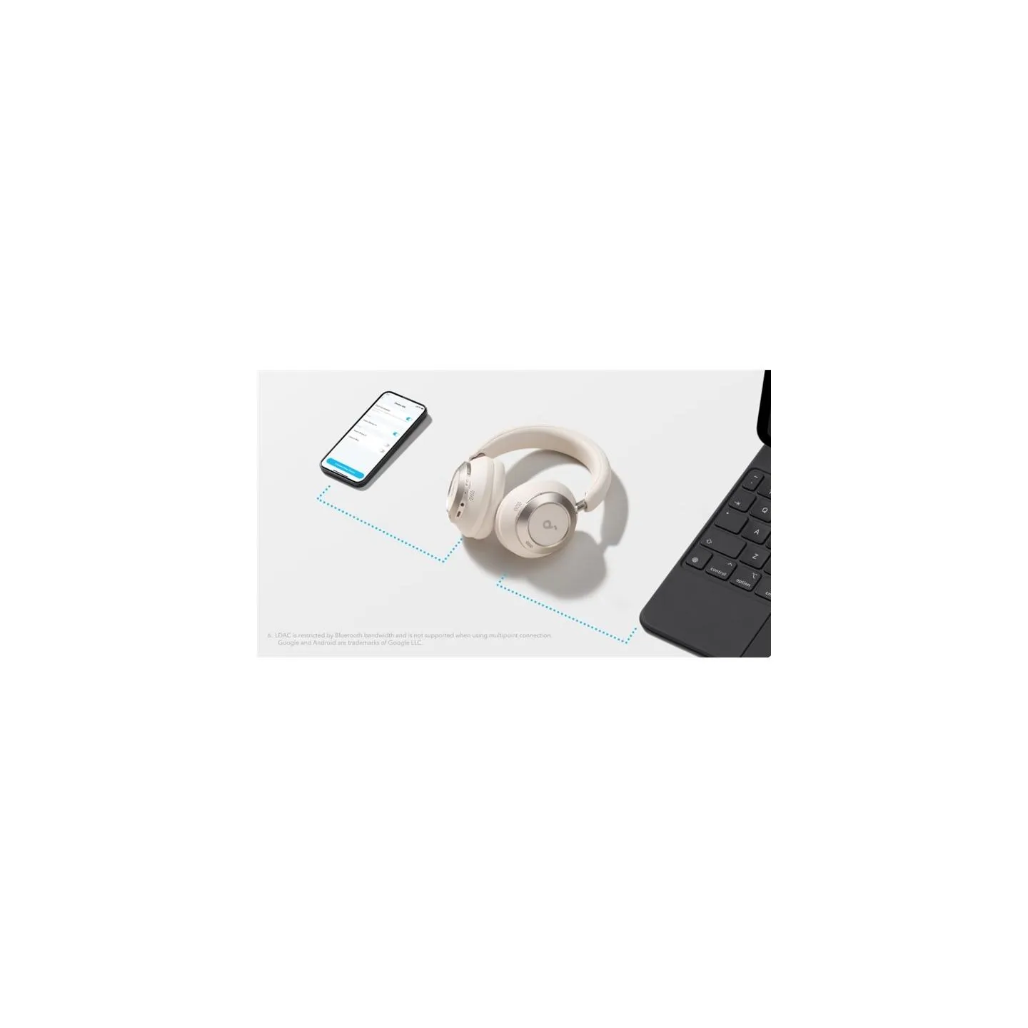 Anker Headphones Soundcore Space one PRO White