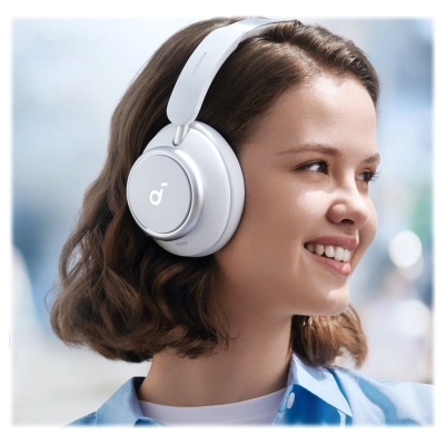 Anker Soundcore | Headphones | Space Q45 | Bluetooth | Over-ear | Microphone | White | Wireless