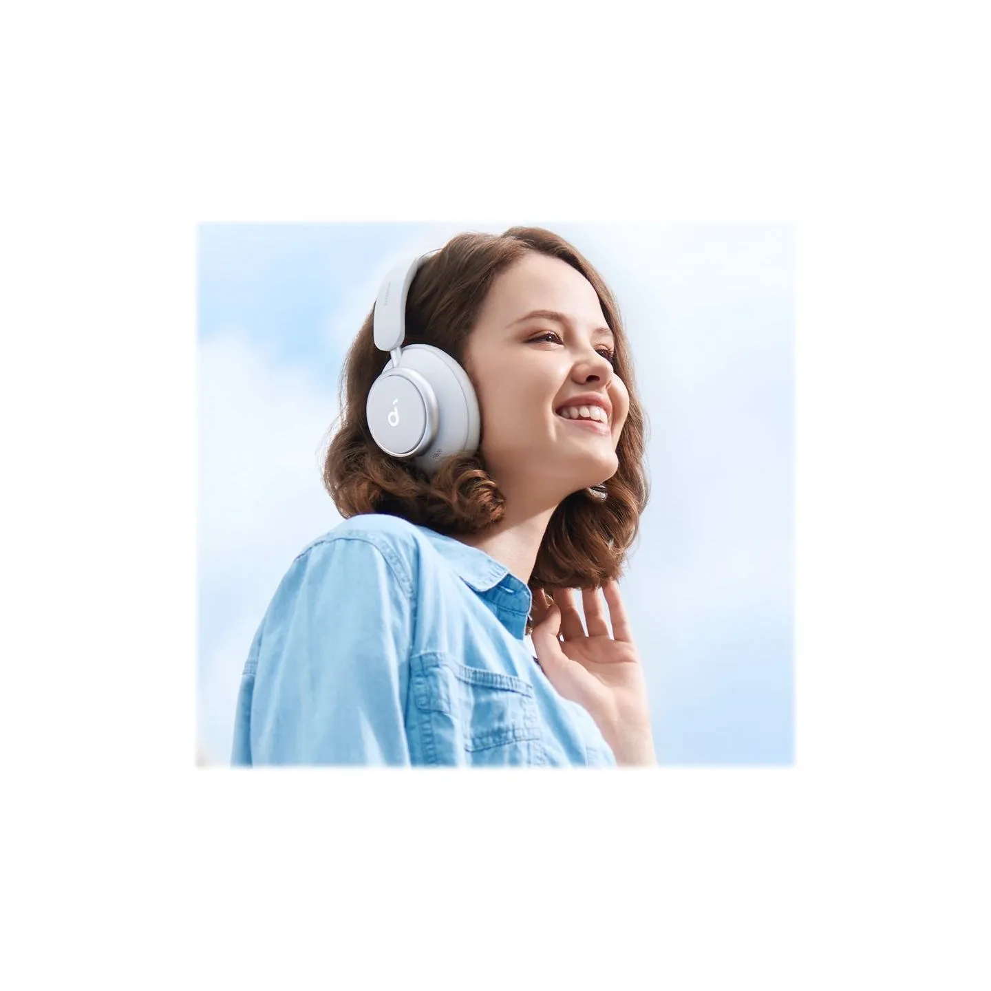 Anker Soundcore | Headphones | Space Q45 | Bluetooth | Over-ear | Microphone | White | Wireless