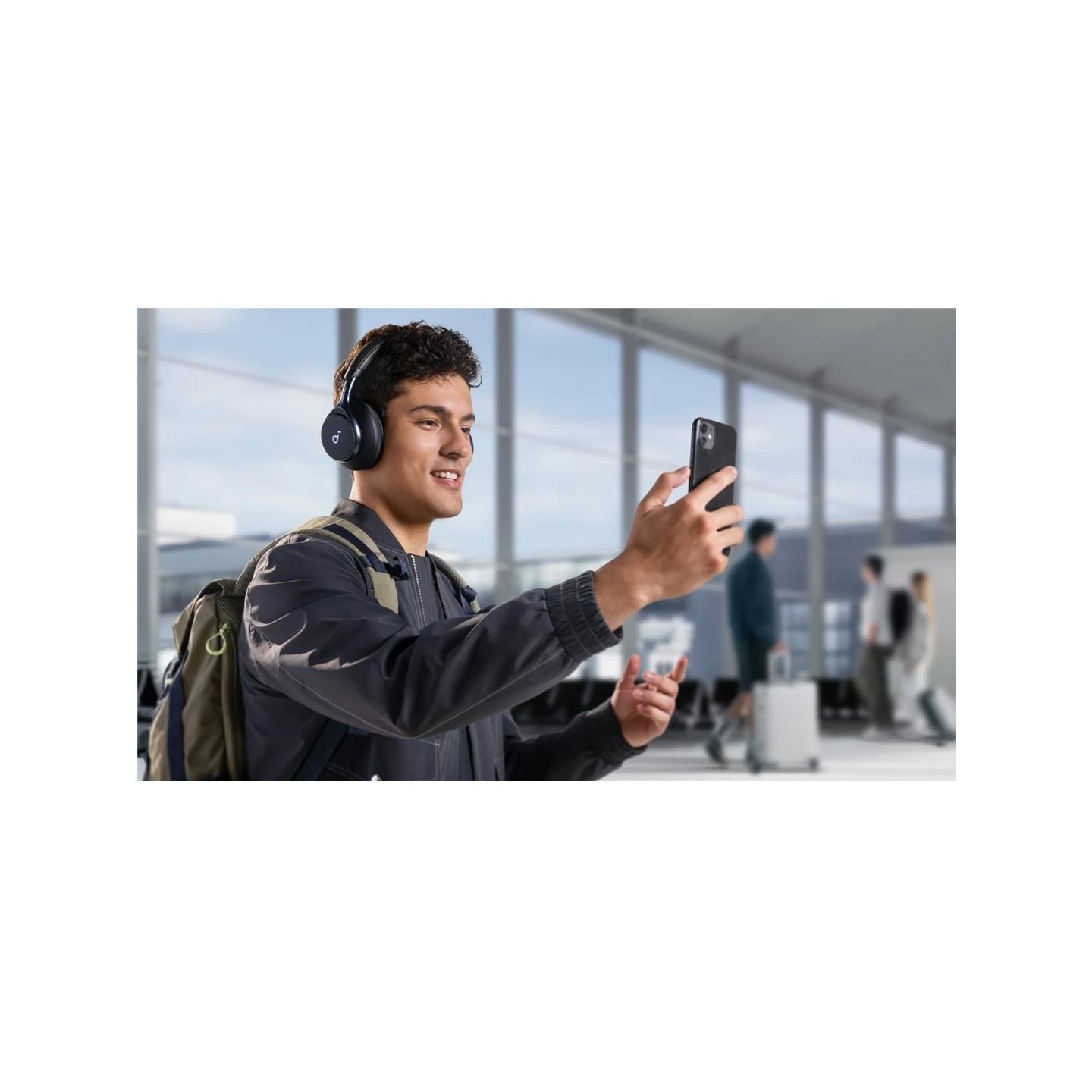 Anker Soundcore | Headphones | Space One | Bluetooth | Over-ear | Microphone | Jet Black | Wireless