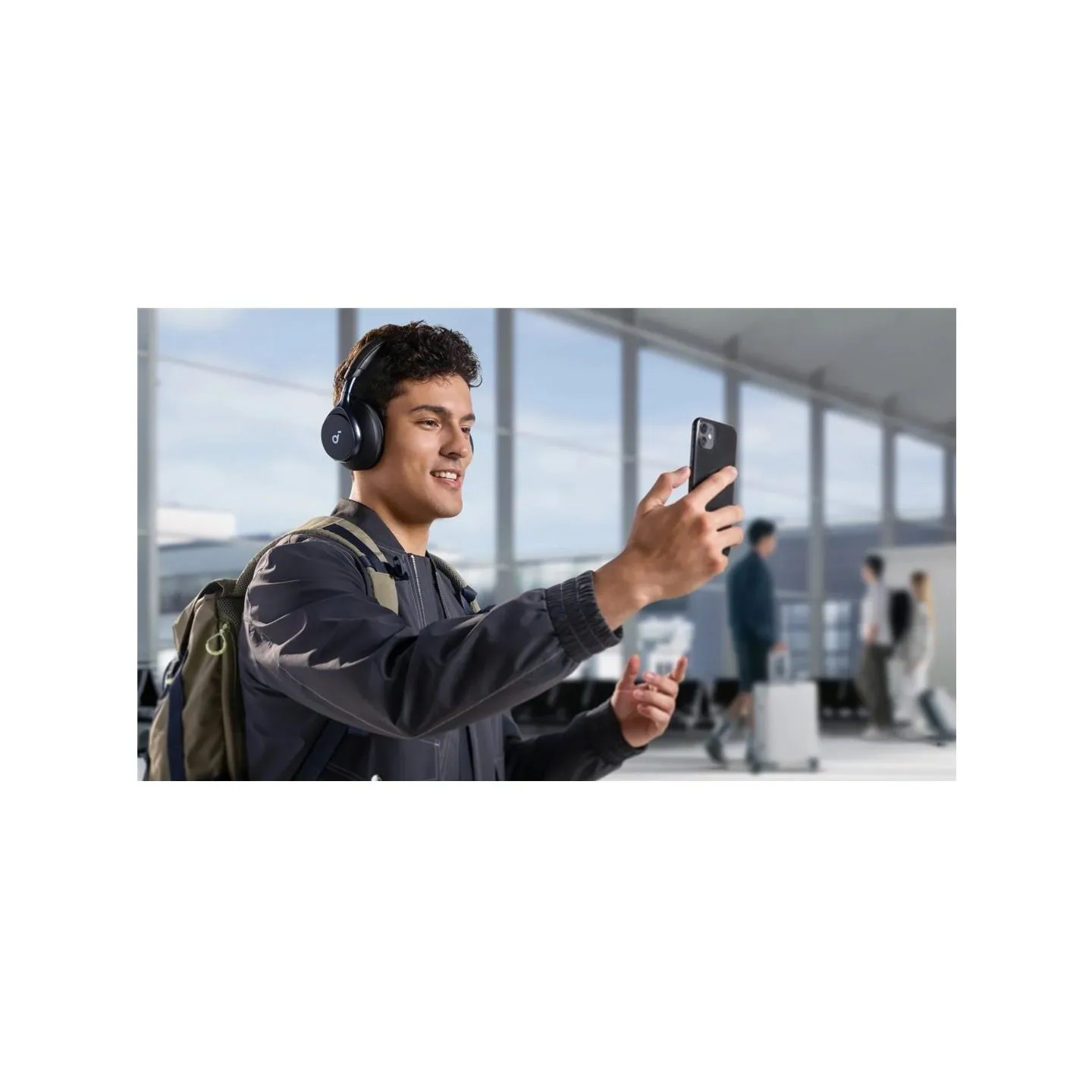 Anker Soundcore | Headphones | Space One | Bluetooth | Over-ear | Microphone | Jet Black | Wireless