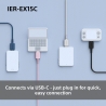 Sony Earbuds | IER‑EX15C | Wired | In-ear | Microphone | Blue