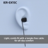 Sony Earbuds | IER‑EX15C | Wired | In-ear | Microphone | Blue