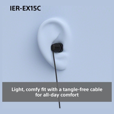 Sony Earbuds | IER‑EX15C | Wired | In-ear | Microphone | Pink