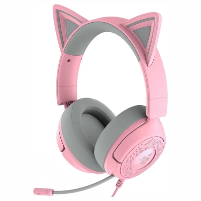 Razer Gaming Headset | Kraken Kitty V3 X | Wired | Over-Ear | Microphone | Quartz