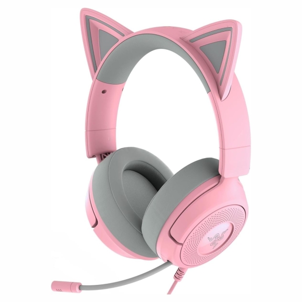Razer Gaming Headset | Kraken Kitty V3 X | Wired | Over-Ear | Microphone | Quartz