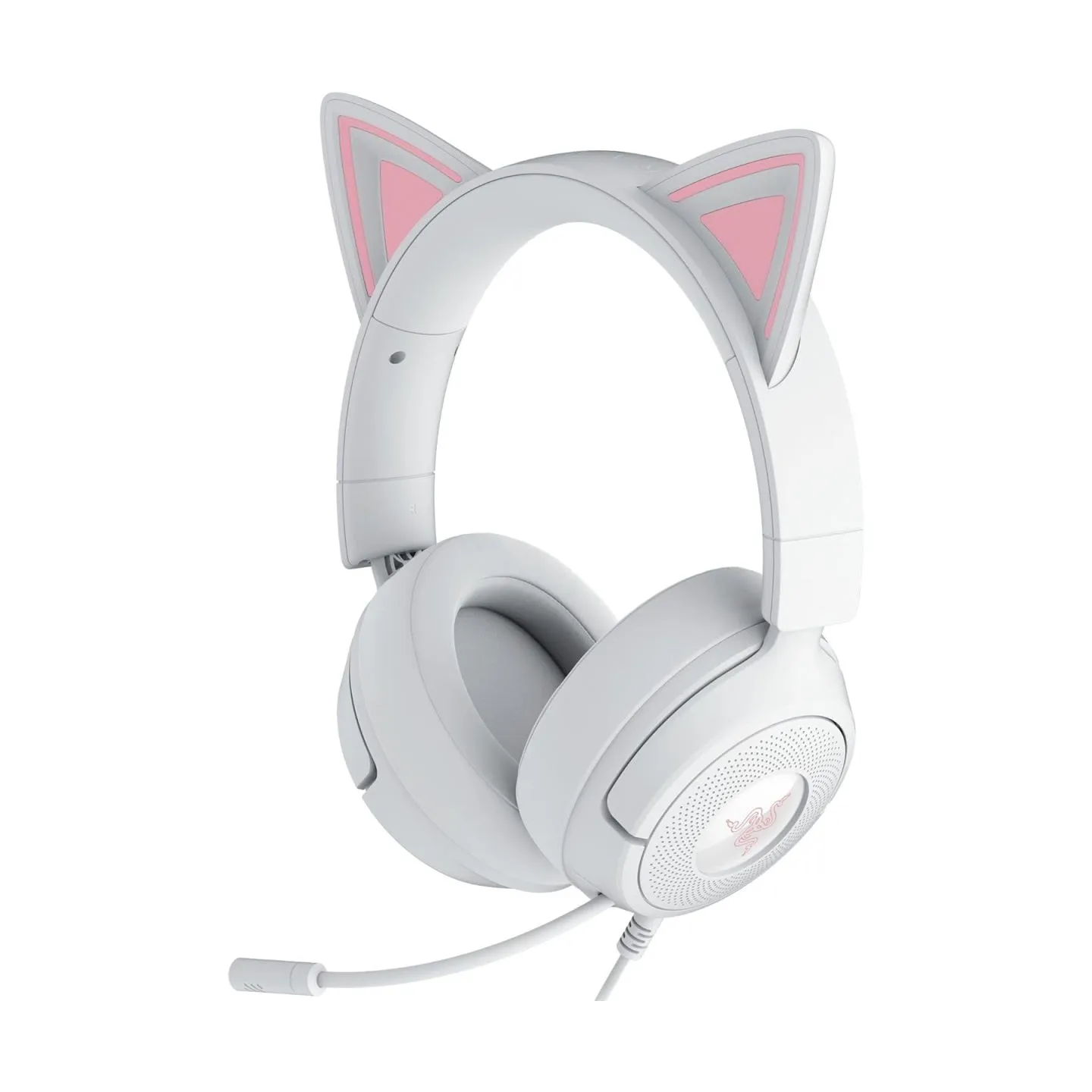 Razer Gaming Headset | Kraken Kitty V3 X | Wired | Over-Ear | Microphone | White