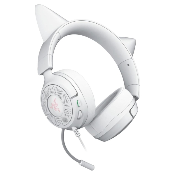 Razer Gaming Headset | Kraken Kitty V3 X | Wired | Over-Ear | Microphone | White