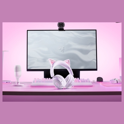 Razer Gaming Headset | Kraken Kitty V3 X | Wired | Over-Ear | Microphone | White