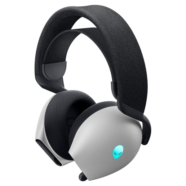 Dell Gaming Headset | Alienware Tri Mode AW725H | Bluetooth | Over-Ear | Microphone | Lunar Light | Noise canceling | Wireless