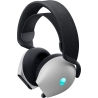 Dell Gaming Headset | Alienware Tri Mode AW725H | Bluetooth | Over-Ear | Microphone | Lunar Light | Noise canceling | Wireless