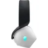 Dell Gaming Headset | Alienware Tri Mode AW725H | Bluetooth | Over-Ear | Microphone | Lunar Light | Noise canceling | Wireless