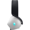 Dell Gaming Headset | Alienware Tri Mode AW725H | Bluetooth | Over-Ear | Microphone | Lunar Light | Noise canceling | Wireless