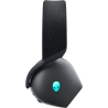 Dell Gaming Headset | Alienware Tri Mode AW725H | Bluetooth | Over-Ear | Microphone | Dark Side of the Moon | Noise canceling | 