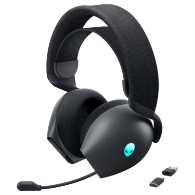 Dell Gaming Headset | Alienware Tri Mode AW725H | Bluetooth | Over-Ear | Microphone | Dark Side of the Moon | Noise canceling | 