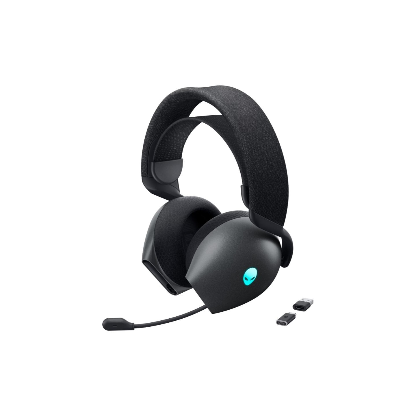 Dell Gaming Headset | Alienware Tri Mode AW725H | Bluetooth | Over-Ear | Microphone | Dark Side of the Moon | Noise canceling | 