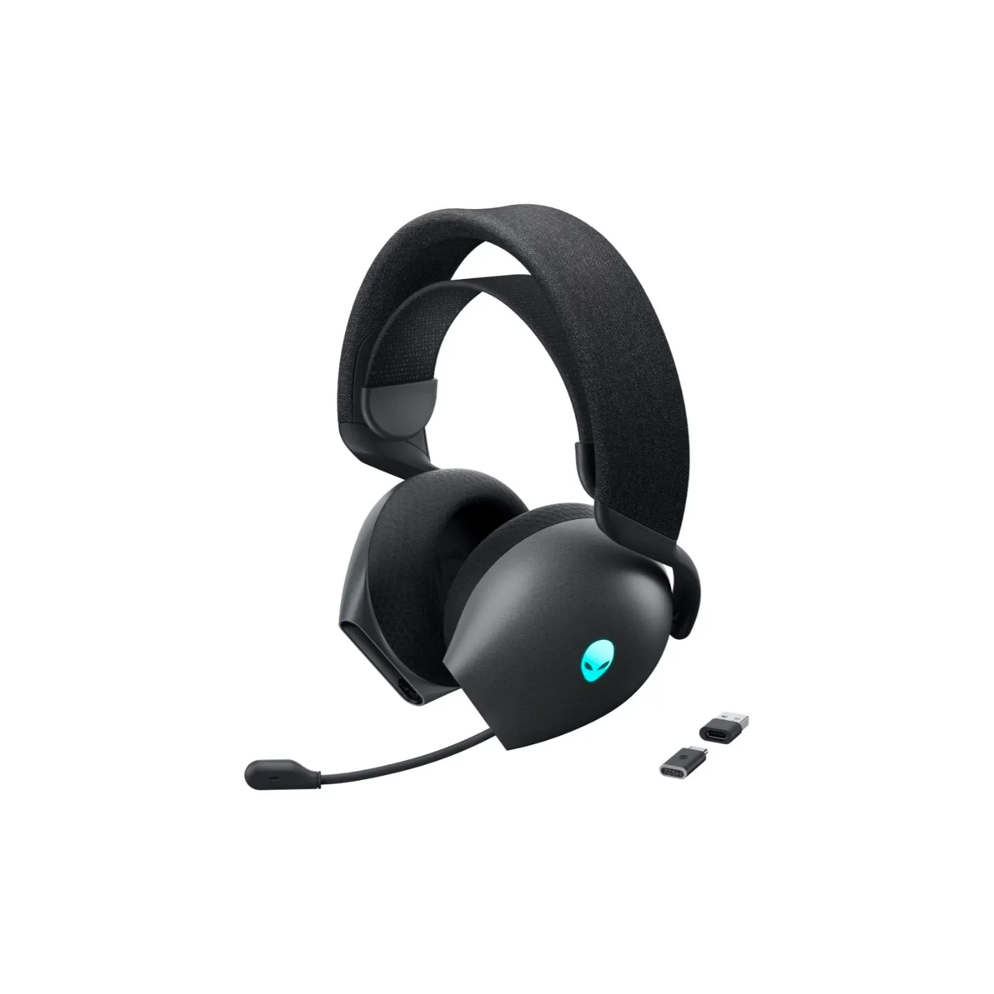 Dell Gaming Headset | Alienware Tri Mode AW725H | Bluetooth | Over-Ear | Microphone | Dark Side of the Moon | Noise canceling | 