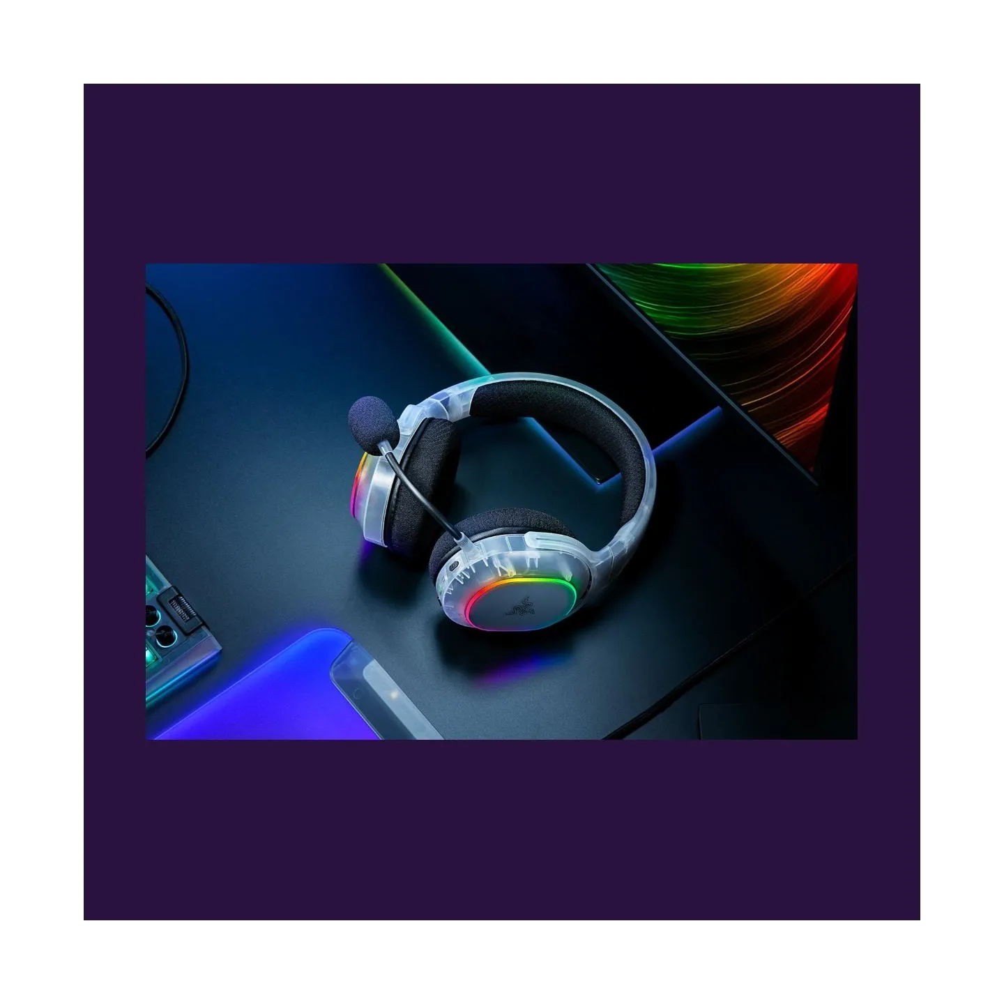 Razer Multi-Platform Gaming Headset | Barracuda X Chroma | Bluetooth | Over-Ear | Microphone | Phantom White Edition | Wireless
