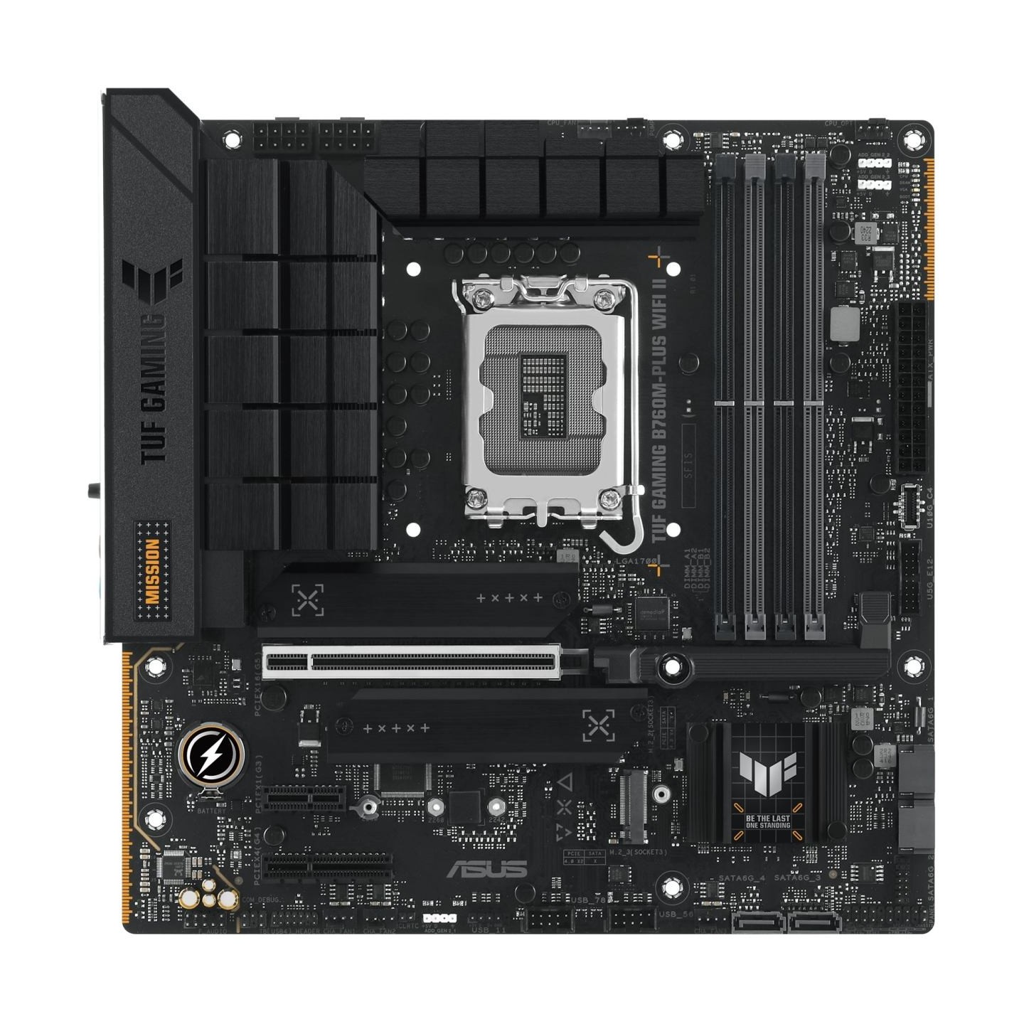 Asus | Processor family Intel B760 | Processor socket 1 x LGA1700 Socket | 4 DIMM slots - DDR5, non-ECC, on-die ECC, unbuffered 