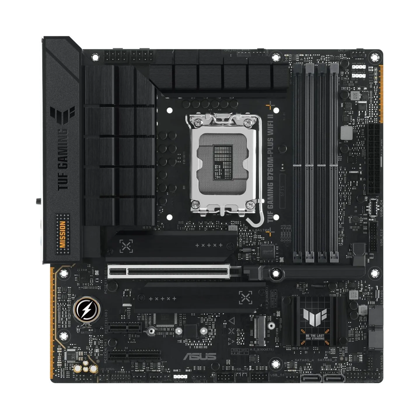 Asus | Processor family Intel B760 | Processor socket 1 x LGA1700 Socket | 4 DIMM slots - DDR5, non-ECC, on-die ECC, unbuffered 
