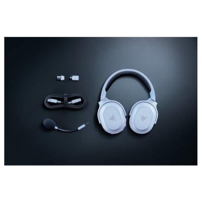 Razer Multi-Platform Gaming Headset | Barracuda X Chroma | Bluetooth | Over-Ear | Microphone | Phantom White Edition | Wireless