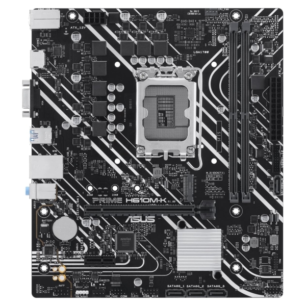 Asus Processor family Intel | Processor socket LGA1700 | DDR5 DIMM | Supported hard disk drive interfaces SATA, M.2 | Number of 