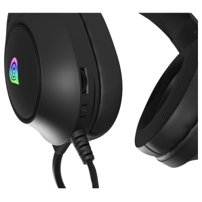 Genesis Gaming Headset | Neon 213 RGB | Wired | Over-Ear | Microphone | Black