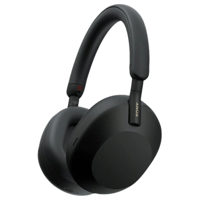 Sony Headphones | WH1000XM5SAB | Bluetooth | Over-Ear | Microphone | Black | Noise canceling | Wireless