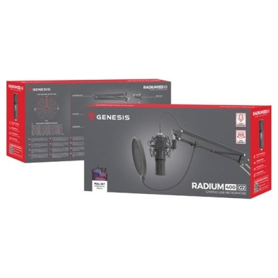 Genesis | Condenser Microphone | Radium 400 G2 | Black