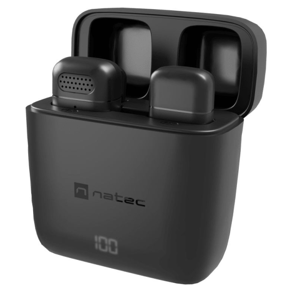 Natec Mobile microphone HOPPER lavalier wireless