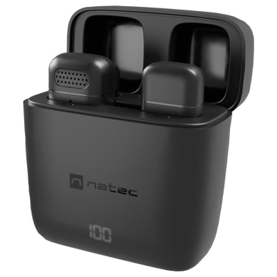 Natec Mobile microphone HOPPER lavalier wireless