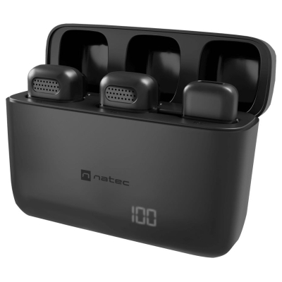 Natec Mobile microphone Lavalier wireless USB-C