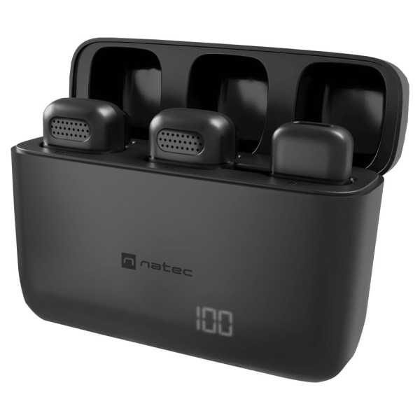 Natec Mobile microphone Lavalier wireless USB-C