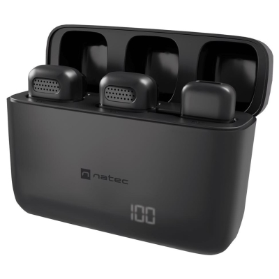 Natec Mobile microphone Lavalier wireless USB-C