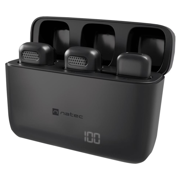 Natec | Microphone | NMI-2253 | Hopper | Black | Noise reduction