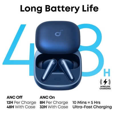 Anker Soundcore Earbuds with Dolby Audio | Liberty 5 | Bluetooth | In-Ear | Microphone | Navy blue | Noise canceling | Wireless