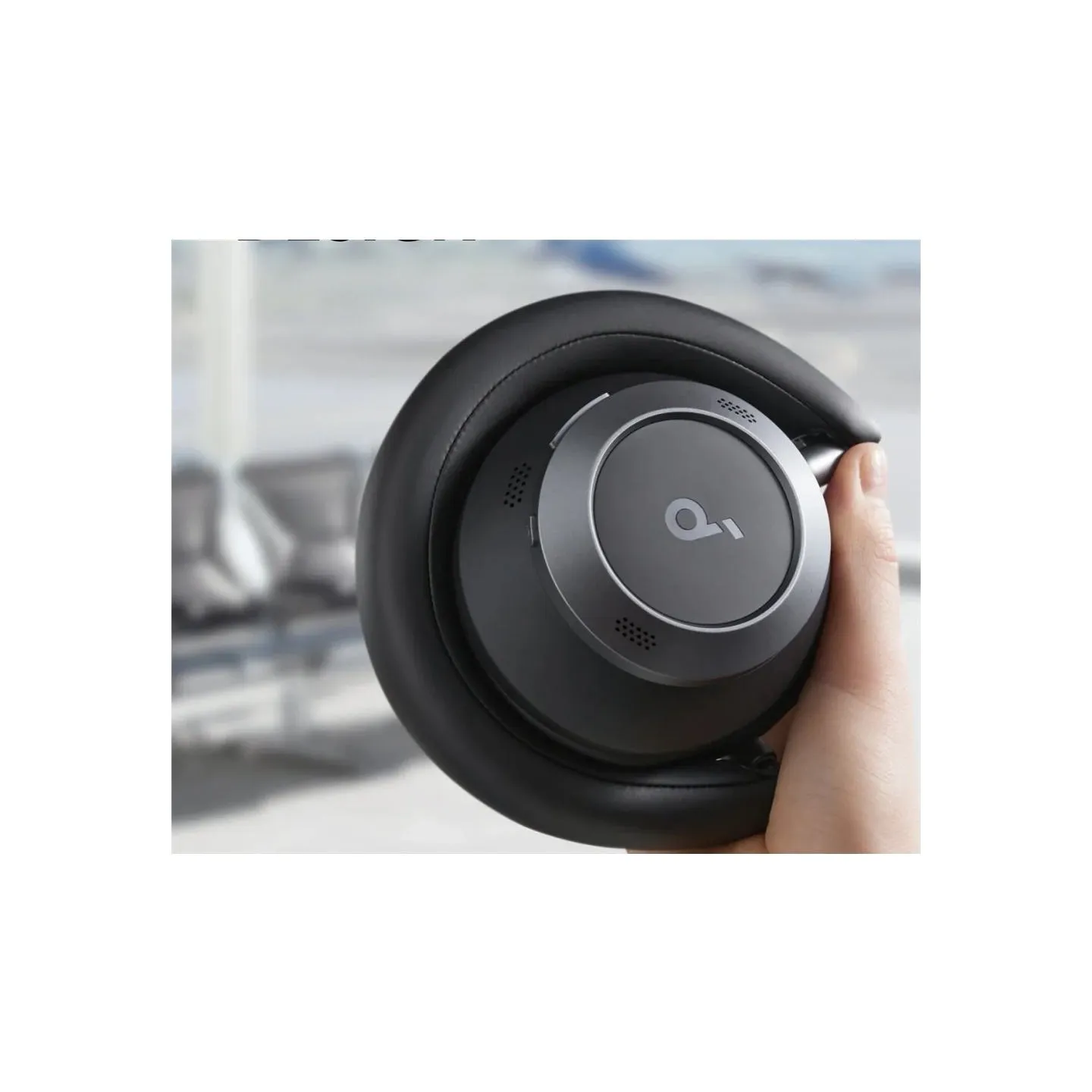 Anker Soundcore | Foldable Headphones | Space One Pro | Bluetooth | Over-ear | Microphone | Jet Black | Wireless