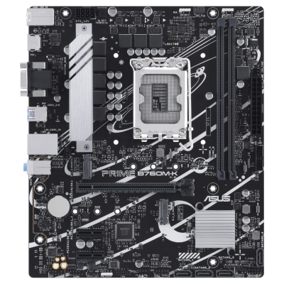 Asus | PRIME B760M-K | Processor family Intel | Processor socket LGA1700 | DDR5 DIMM | Number of SATA connectors 4