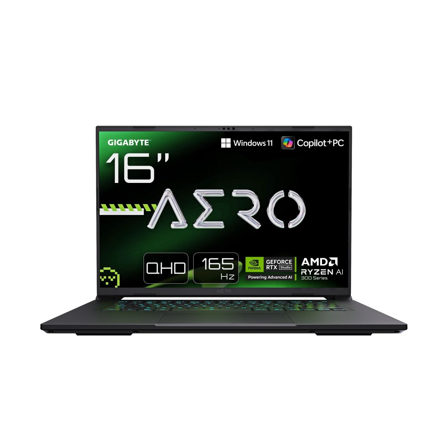 Gigabyte AERO X16 Gaming 1VH | Space Gray | 16 " | IPS | WQXGA | IPS pixels | 165 Hz | Anti-glare | AMD Ryzen Al 7 | 350 | 16 GB