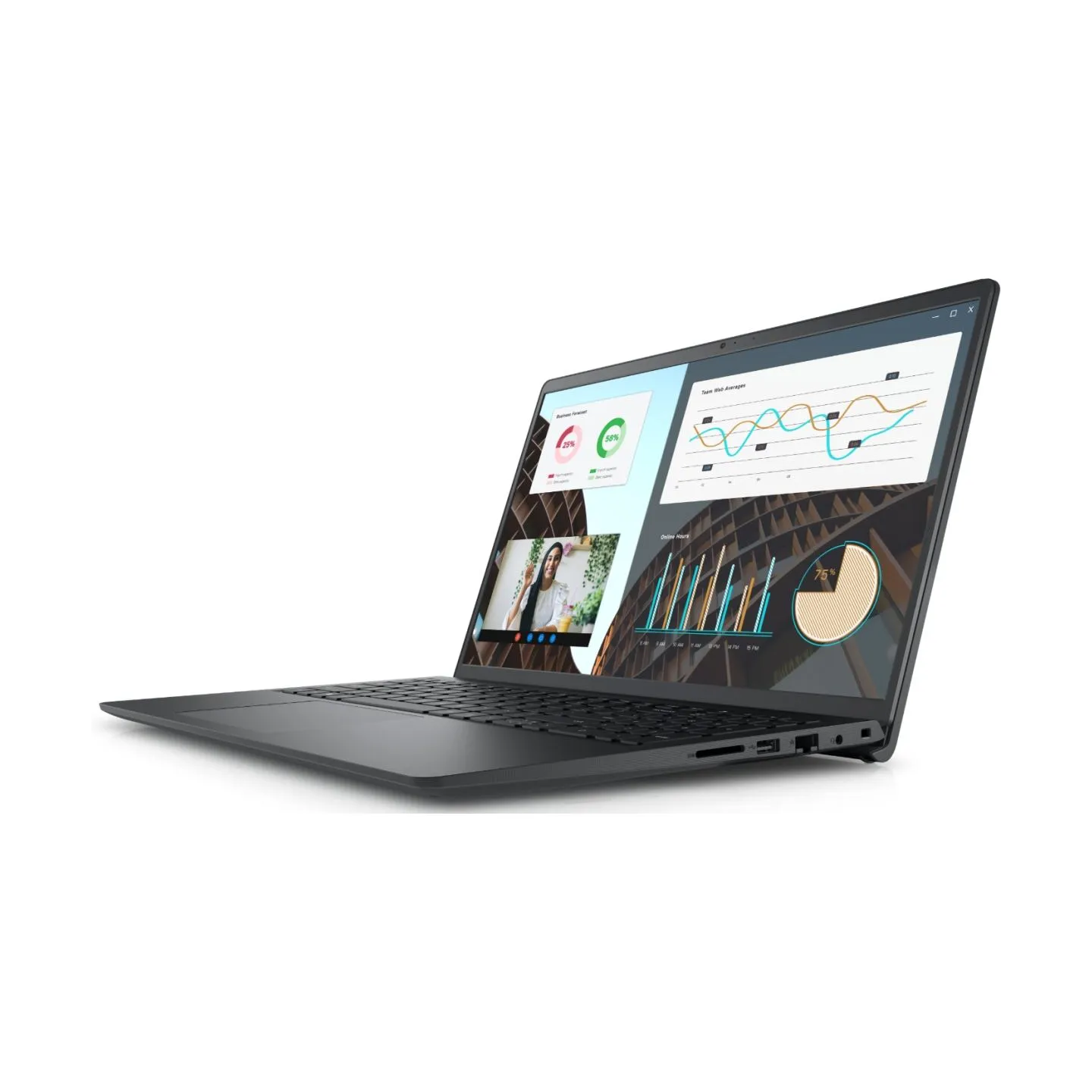 Dell | Vostro 15 3530 | Black | 15.6 " | WVA | FHD | 1920 x 1080 | Anti-glare | Intel Core i5 | i5-1335U | 8 GB | DDR4 | Solid-s