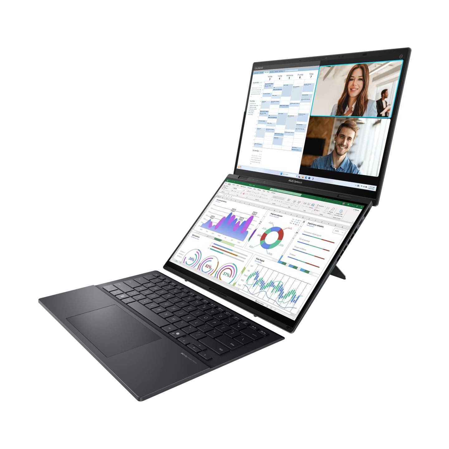 Asus Notebook|ASUS|ZenBook Series|DUO|UX8406CA-PZ009W|CPU  Core Ultra|U9-285H|2900 MHz|14"|Touchscreen|2880x1800|RAM 32GB|LPDDR5